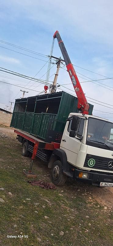 Услуги манипулятора 10 метров 3 тонны (кран-борта) борт 7 тонн -