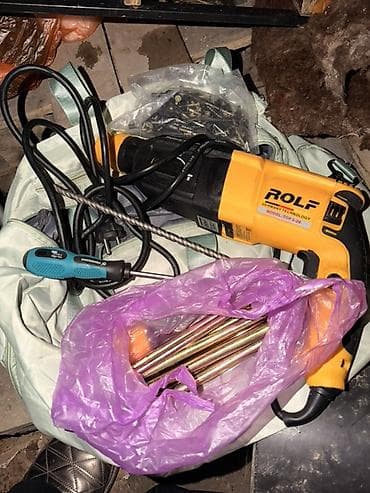 Перфораторлор: Все вместе за 6000 сом Перфоратор ROLF + набор ручного инструмента и — 2