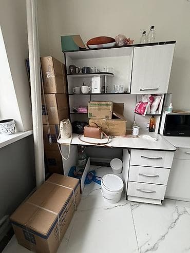 садовый стол: Кухонный гарнитур, цвет - Белый — 1