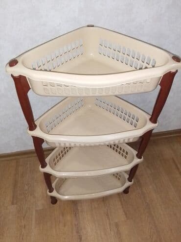 Этажерка для ванны, Б/у, Пластик, Самовывоз