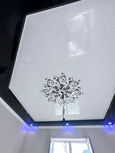 Дизайн, проектирование: Натяжной потолок Глянцевое, Матовое, 3D потолки Гарантия, Бесплатная консультация, Бесплатный замер — 13