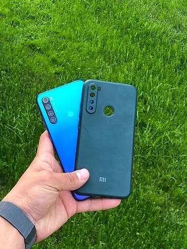 iphone r: Redmi, Redmi Note 8, Б/у, 64 ГБ, цвет - Синий, 2 SIM — 4