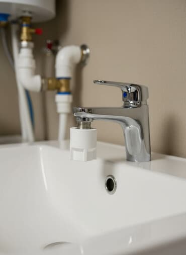 фитинги для пластиковых труб: Треддик адаптер, Материалы: Пластик — 1