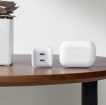 macbook 16: Продаю оригианальный блок питания Anker GaN на 40Ватт с двумя type c — 6