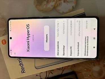 интерактивные мониторы: Redmi, Redmi Note 14 Pro, Б/у, 512 ГБ, цвет - Черный, 2 SIM — 4