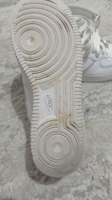 nike air force оригинал: Мужские кроссовки, 41, Nike, Б/у, цвет - Белый, Самовывоз — 7