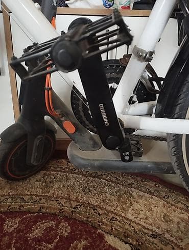 speedone frame: Городской/треккинговый велосипед, белая рама, колёса 26" Собирал для — 7