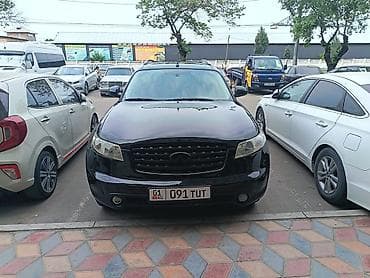 авто в такси: Infiniti FX45: 2003 г., 4.5 л, Автомат, Газ, Кроссовер — 7