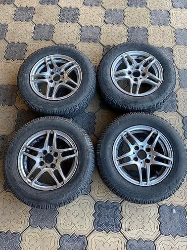 Колеса в сборе 175 / 70 / R 13, Зима, Б/у, Комплект, Легковые, Литые, отверстий - 4