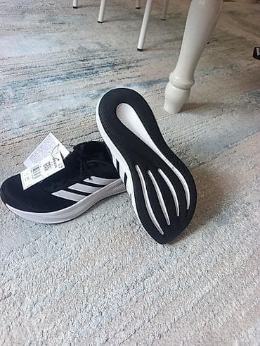 Мужская обувь: Кроссовки adidas, черно-белые - Модель: беговые/тренировочные — 2