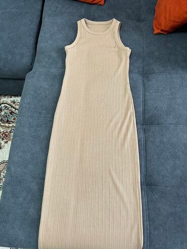 Повседневное платье, Лето, Длинная модель, Прямое, M