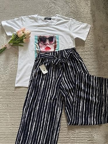 женские трусы стринги: Женские домашние/повседневные брюки свободного кроя - Посадка — 6