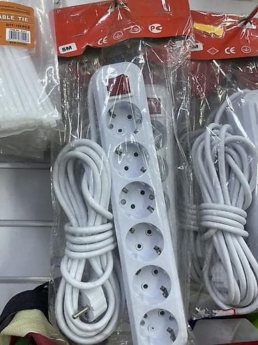 mini projector: Удлинитель, Длина: 5 м, 4 розетки — 6