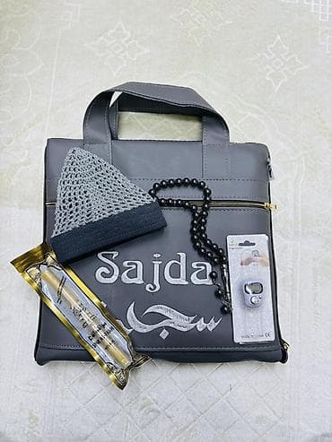 белый ковер: Жайнамаз, Новый, Подарочный, цвет - Коричневый — 5