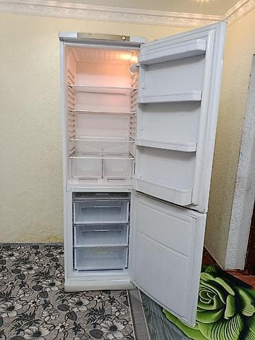 Муздаткыч Indesit, Колдонулган, Эки камералуу, De frost (тамчы), 60 * 200 * 60 — 6
