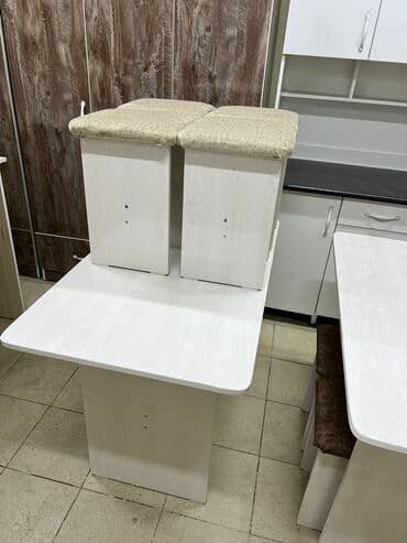 Столы: Стол тобуретка стол стуля размер 110на64 тобуретка4шт высота стола75 — 24