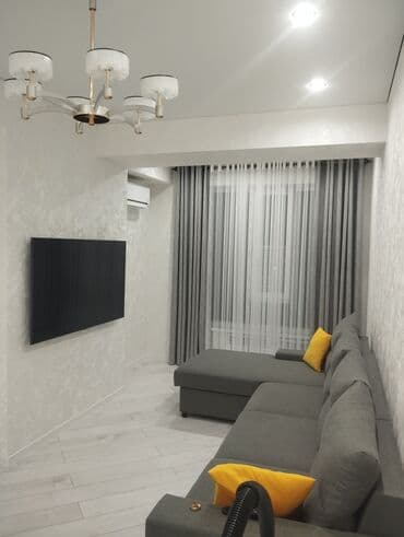 2 ком кв в бишкеке: 2 комнаты, 62 м², Элитка, 6 этаж, Дизайнерский ремонт — 6