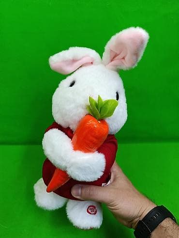 для танцы: Заяц игрушка музыкальная🐰 Комплектация товара: заяц, 3 батарейки✅ — 2