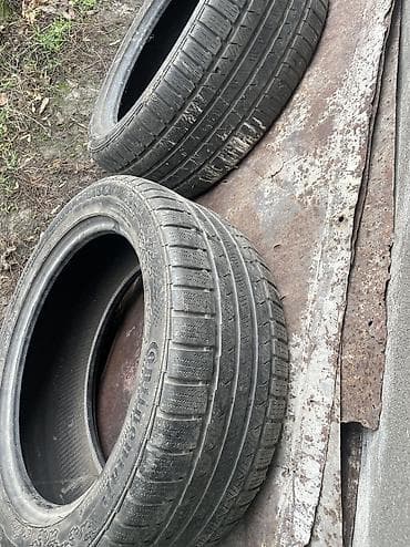 Шины 245 / 45 / R 18, Всесезонная, Б/у, Пара, Легковые, Continental — 3