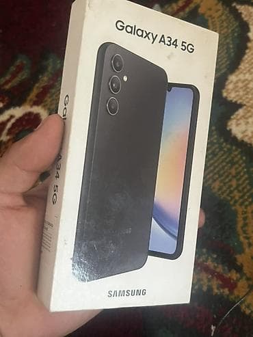 samsung а12: Samsung Galaxy A34 5G, цвет - Черный — 1