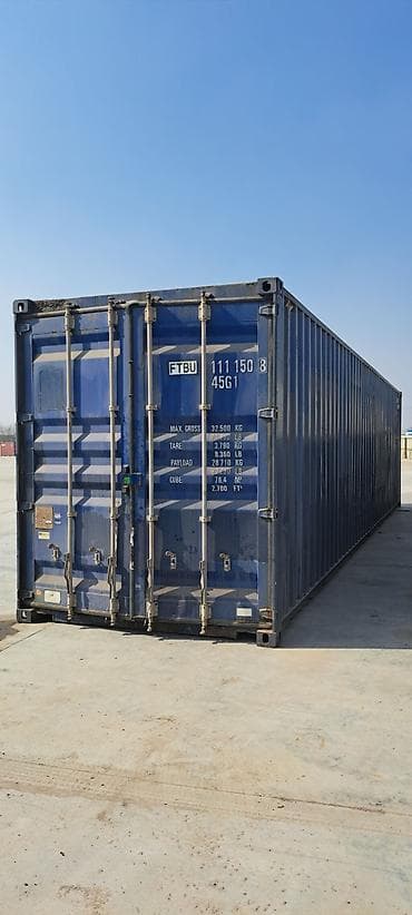 морской контейнер 40 тон: 40-футовый морской контейнер (High Cube) - Тип: сухогрузный, модель — 1