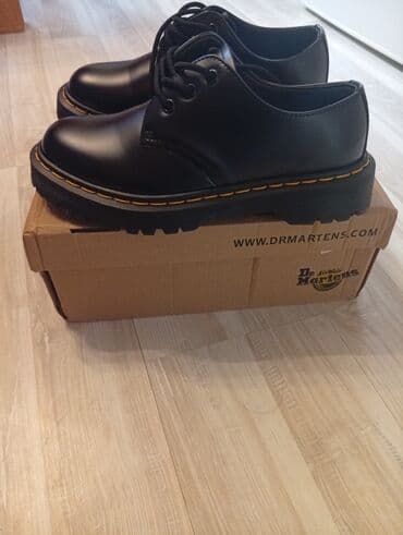 dr: Dr. Martens 1461 Bex – классические дерби из гладкой чёрной кожи. - — 5