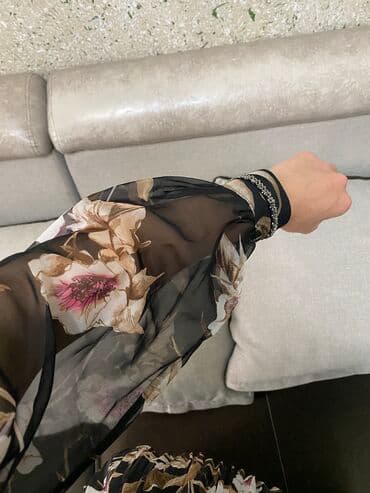 вечерние платья бишкек дордой инстаграм: Вечернее платье, Средняя модель, С рукавами, Стразы, S — 4