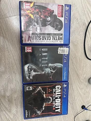 Набор из 3 игр для PlayStation 4 (диски в коробках): - Metal Gear