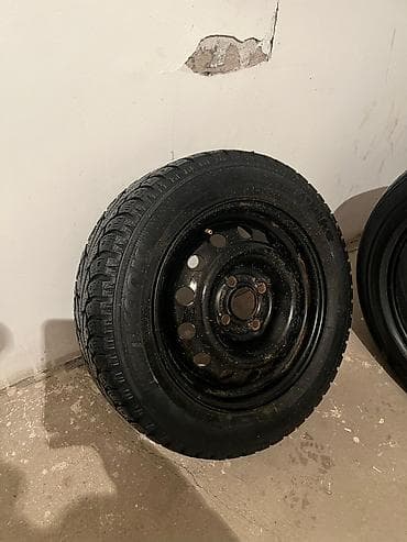 зимние шины 185 65 14: Колеса в сборе 175 / 65 / R 14, Зима, Б/у, 1 шт, Легковые, Железные — 1