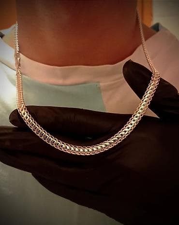 what: Серебряная цепь Лисий хвост 90 гр 55 см Ручная работа Серебро 925 — 6