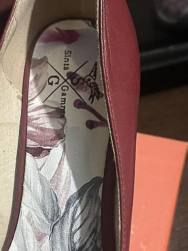 nike react: Туфли-лодочки Sinta Gamma - Цвет: бордовый (wine). - Форма носка — 4