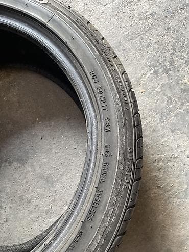 17: Шины 205 / 50 / R 17, Лето, Б/у, 1 шт, Легковые, Корея, Kumho — 2