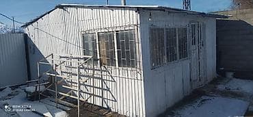 контейнеры для мусора: Металлический бытовой модуль/вагончик с окнами и дверью размер 6 метр — 3