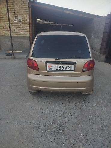 волва бишкек: Daewoo Matiz: 2003 г., 0.8 л, Кол менен иштөөчү, Бензин, Купе — 5
