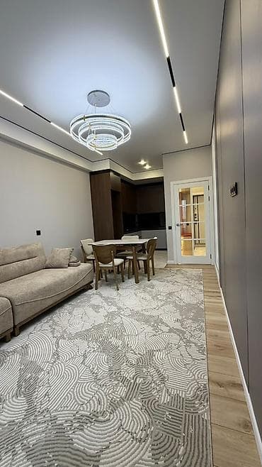 Батирлер: 1 бөлмө, 51 м², Алтын чарчы Элитка, 9 кабат, Дизайнердик оңдоо — 1