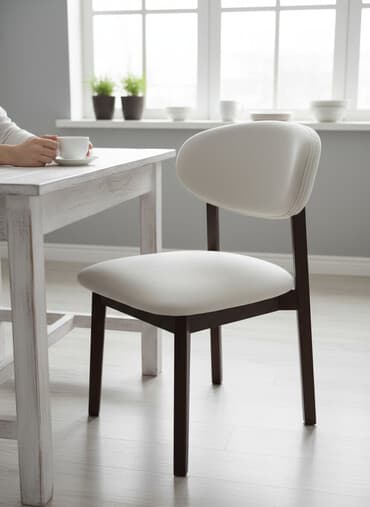 кухонные кресла: Стул для кухни, Дерево, цвет - Белый — 1