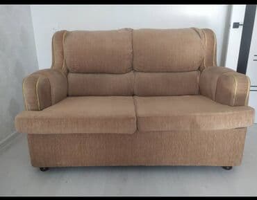 Прямой диван, Б/у, Двухместный