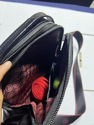 спортивные брюки бишкек: Мужская сумка-барсетка BUTUN - Материал: натуральная кожа с фактурой — 3