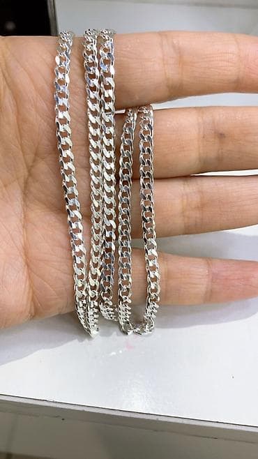 серебро цеп: Цепочка, Якорное, Проба 925, Унисекс — 4
