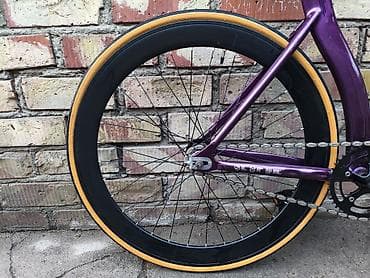 велосипед фиолетовый: Городской велосипед, Рама M (156 - 178 см), Б/у — 4