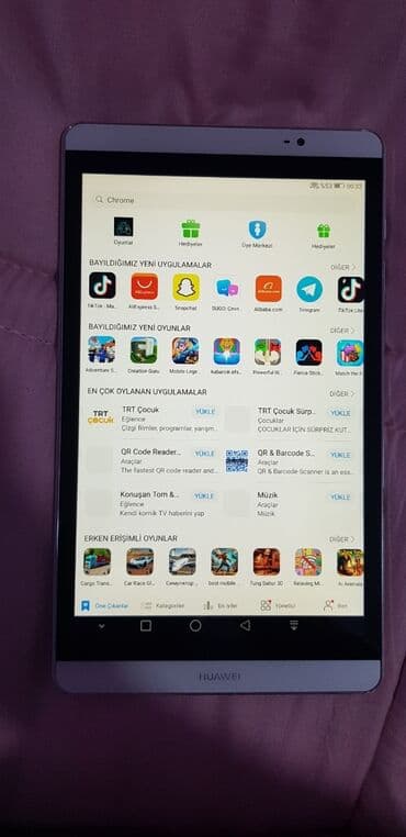 Планшет, Huawei, эс тутум 16 ГБ, 8" - 9", Wi-Fi, Колдонулган — 8
