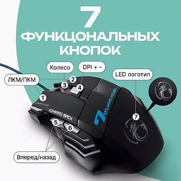 usb mini: Игровая проводная компьютерная мышь iMICE X7 - высокотехнологичный — 3