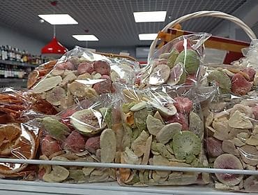 малина сатып алам: Фриз‑сушёные фрукты ассорти — яркий микс натуральных ломтиков и — 3