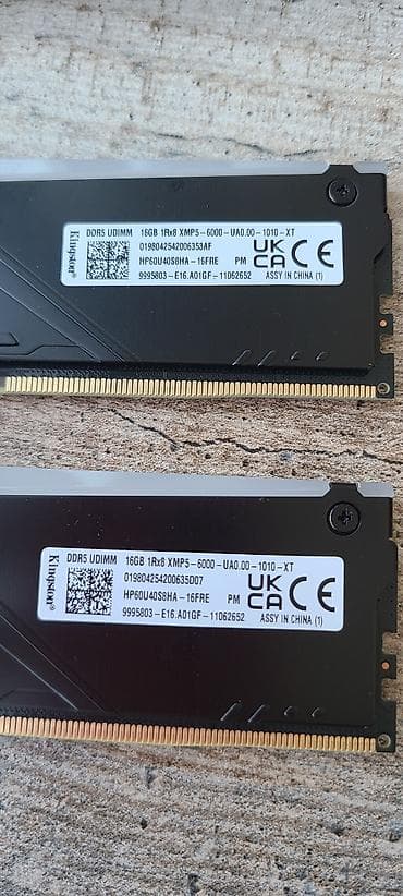 rtx a2000: Оперативная память, Б/у, Kingston Fury, 32 ГБ, DDR5, 6000 МГц, Для ПК — 4