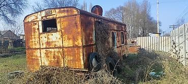 Металлический строительный вагончик (бытовка) на раме. Описание: -