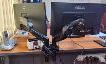 монитор с кронштейном: Продаю кронштейны одинарные и двойные — 2