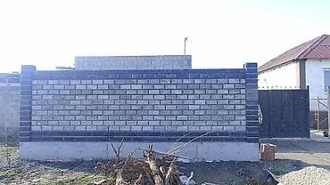 Заборы из пескоблока