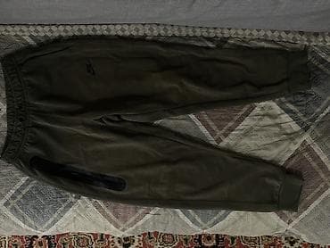 Спортивные штаны Nike, цвет хаки (оливковый). - Фасон: джоггеры