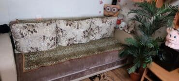 подушка на сиденье: Прямой диван, Б/у, Трехместный — 6