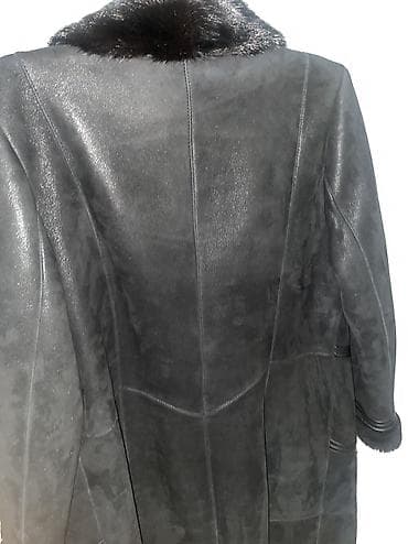 дублёнка zara: Дубленка, Классическая модель, Длинная модель, XL — 4